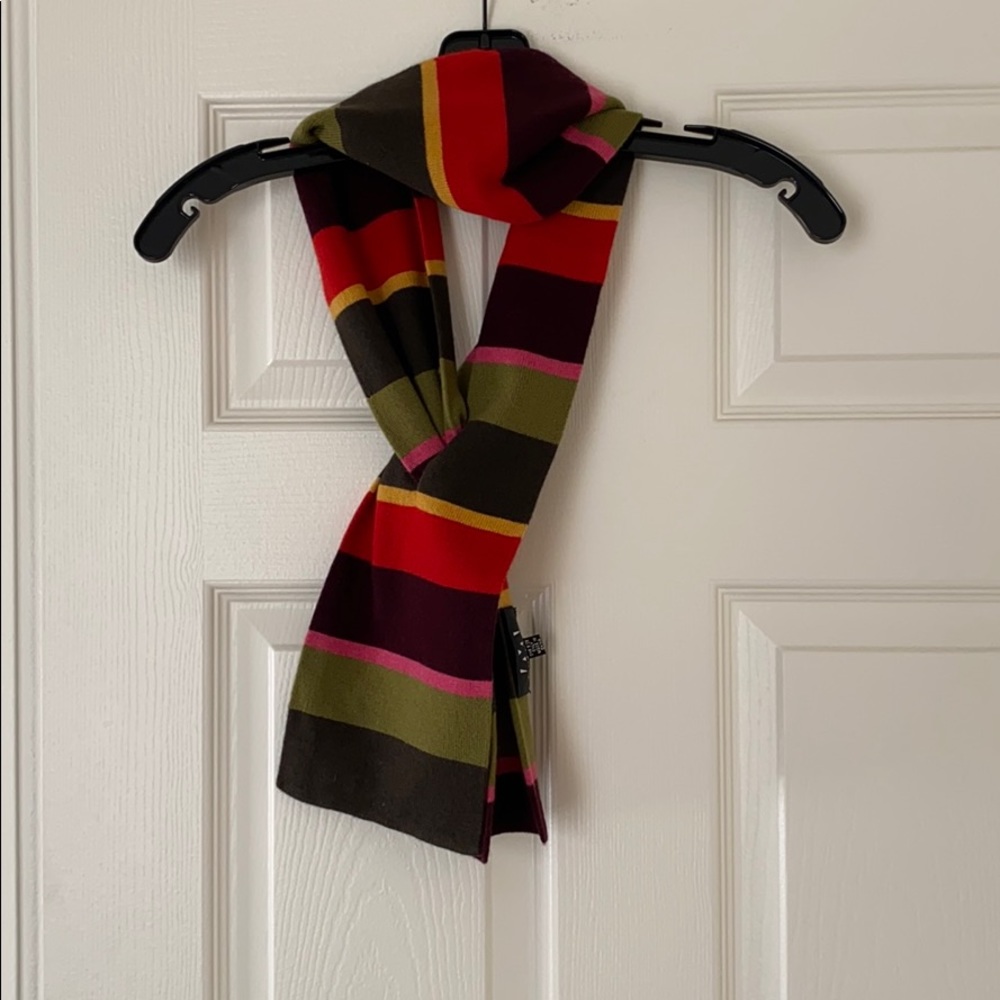 David Meister striped scarf